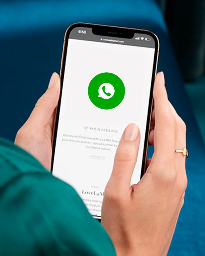 Para tirar as suas dúvidas e receber recomendações de skincare personalizadas, é só entrar em contato conosco via Whatsapp
